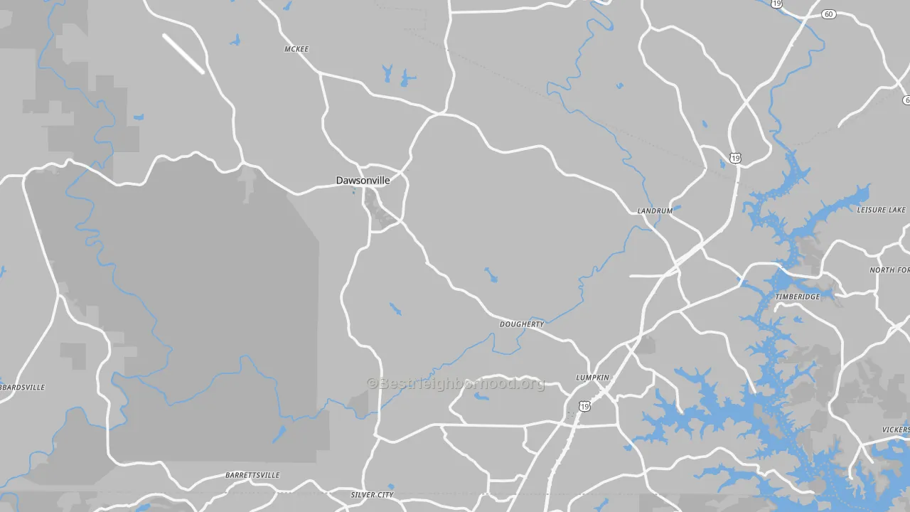 Transit Grade map of 30534, GA
