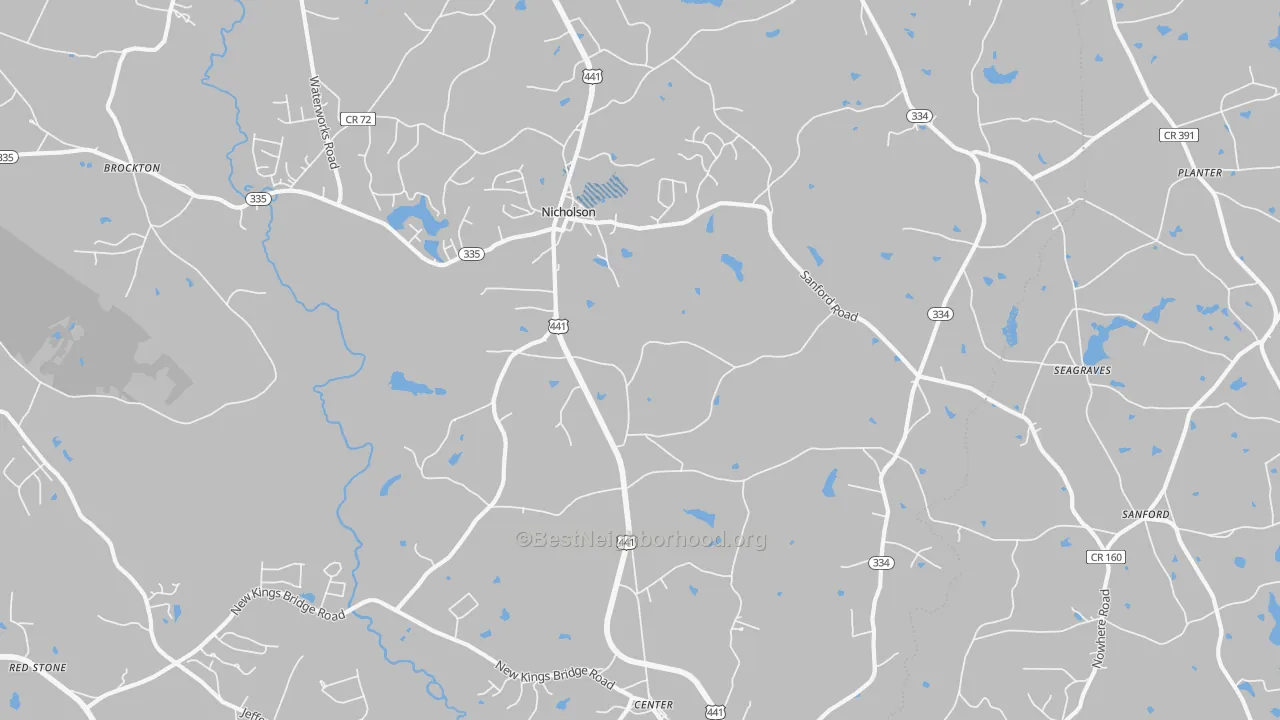 Transit Grade map of 30565, GA