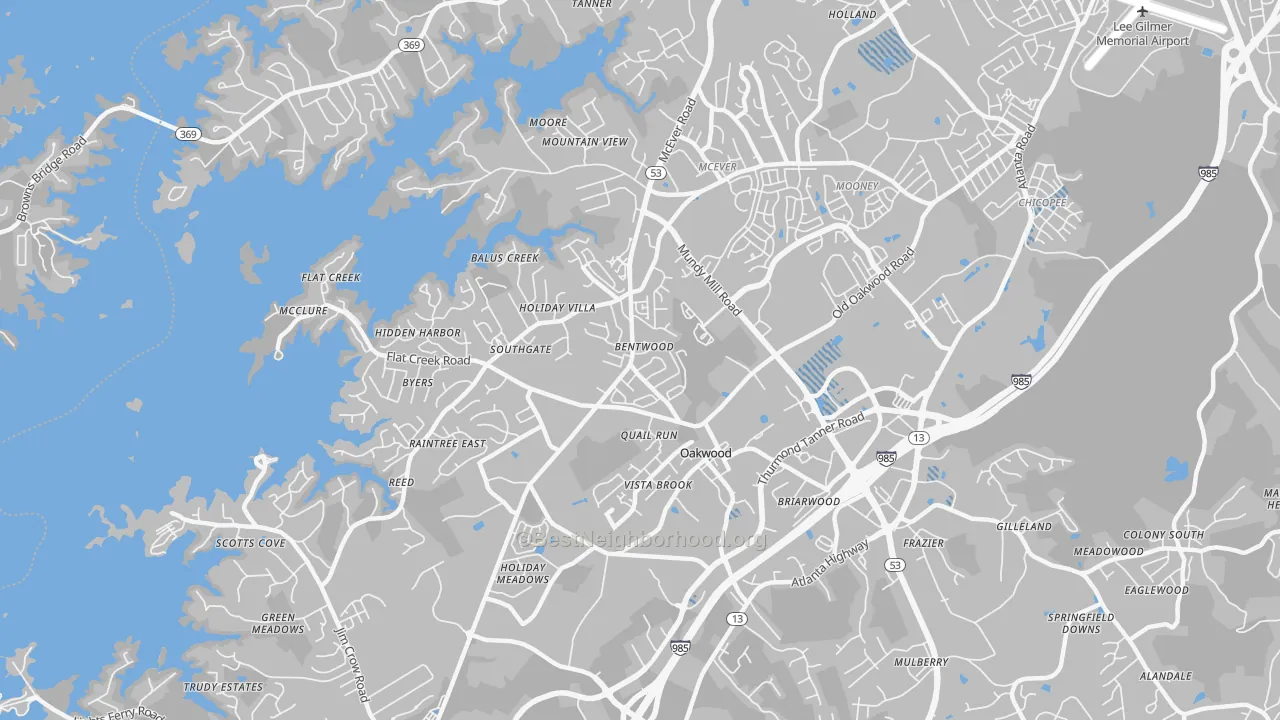 Transit Grade map of 30566, GA