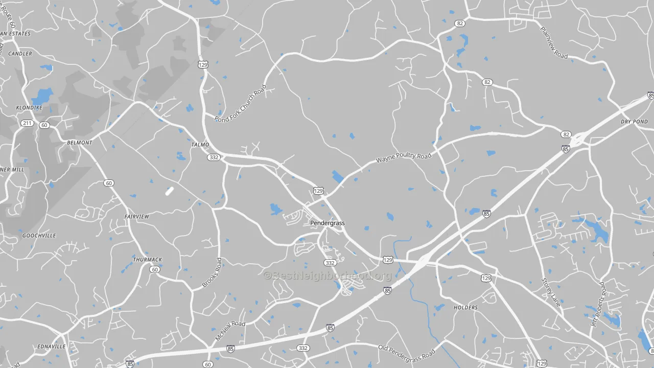 Transit Grade map of 30567, GA