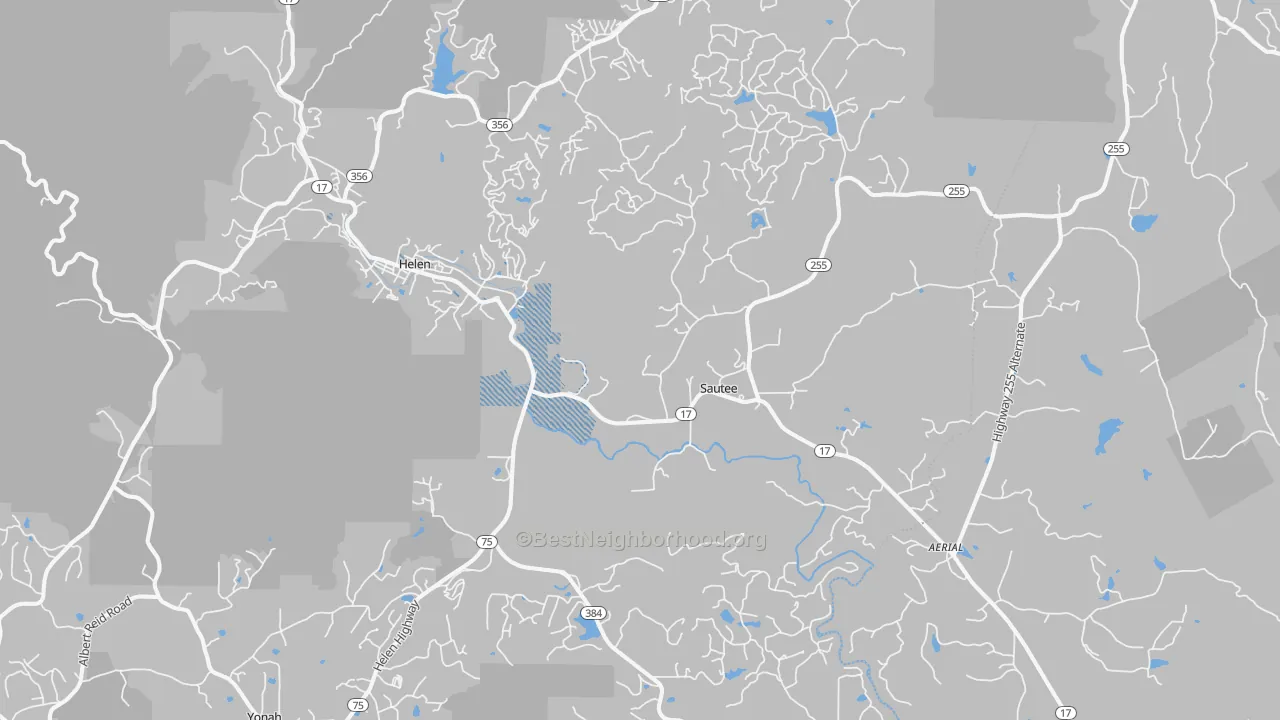 Transit Grade map of 30571, GA