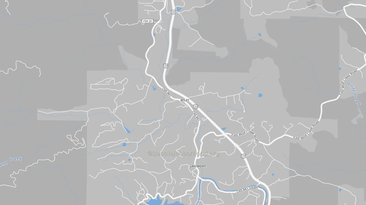 Transit Grade map of 30581, GA