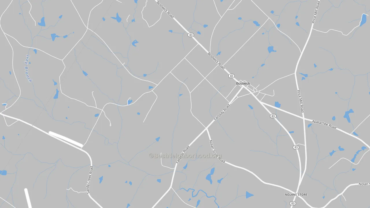 Transit Grade map of 30623, GA