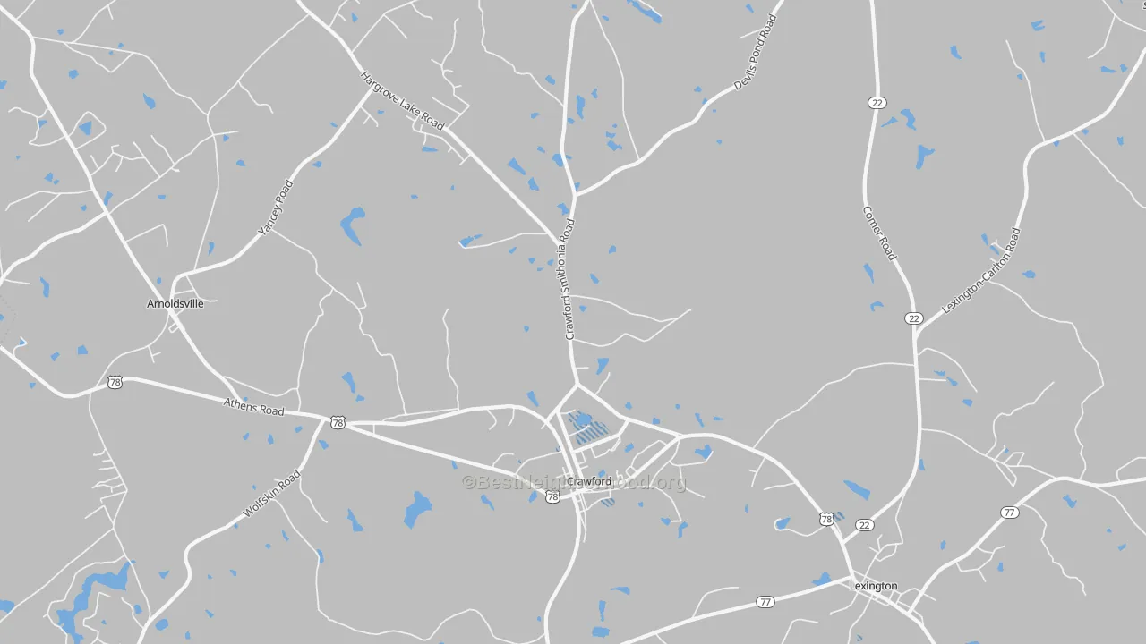 Transit Grade map of 30630, GA