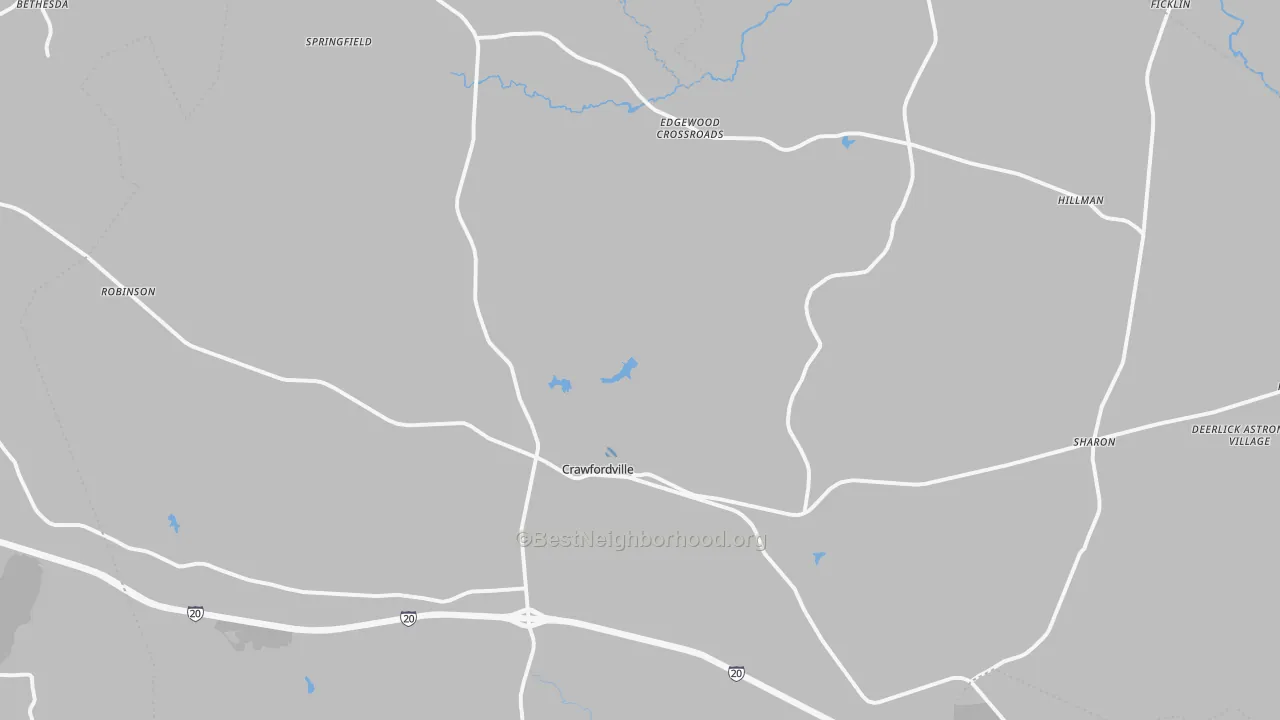 Transit Grade map of 30631, GA