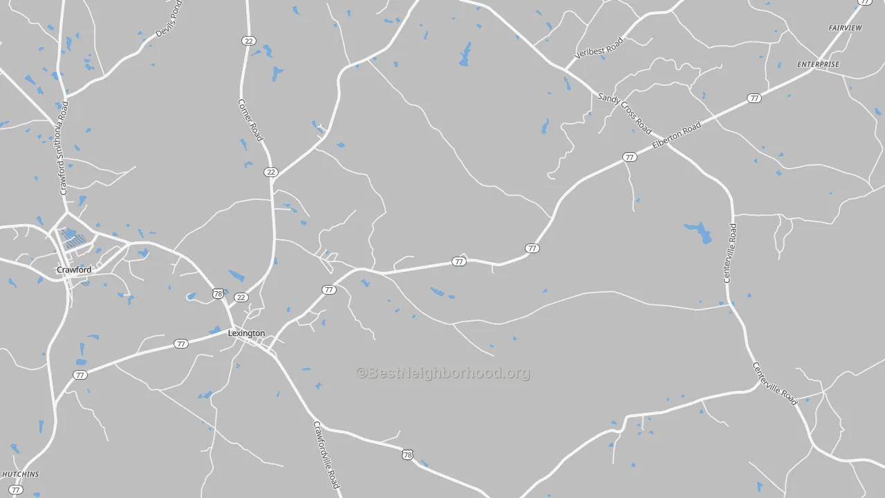 Transit Grade map of 30648, GA