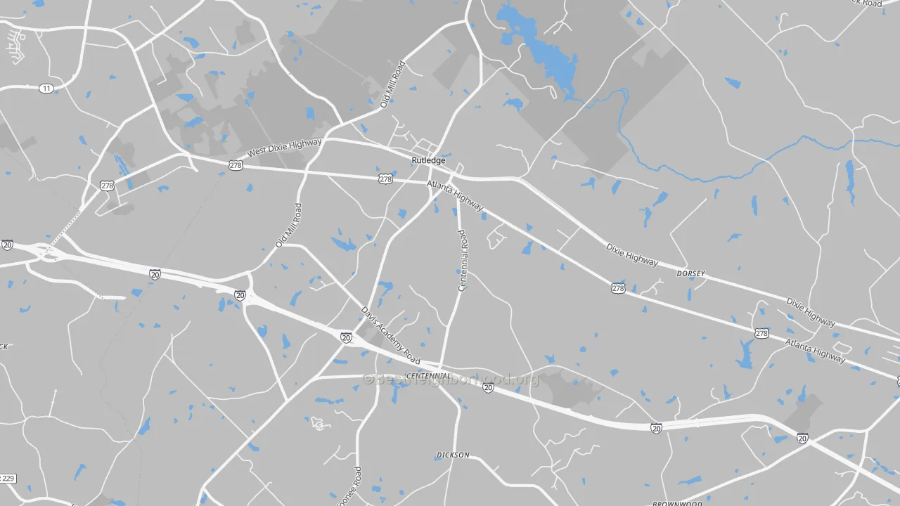 Transit Grade map of 30663, GA