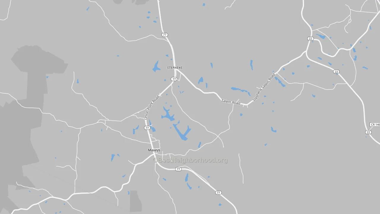 Transit Grade map of 30667, GA