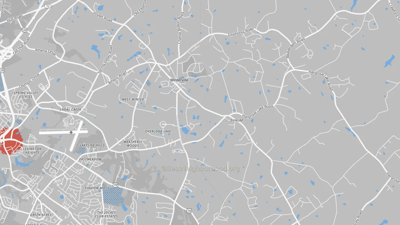 Transit Grade map of 30683, GA