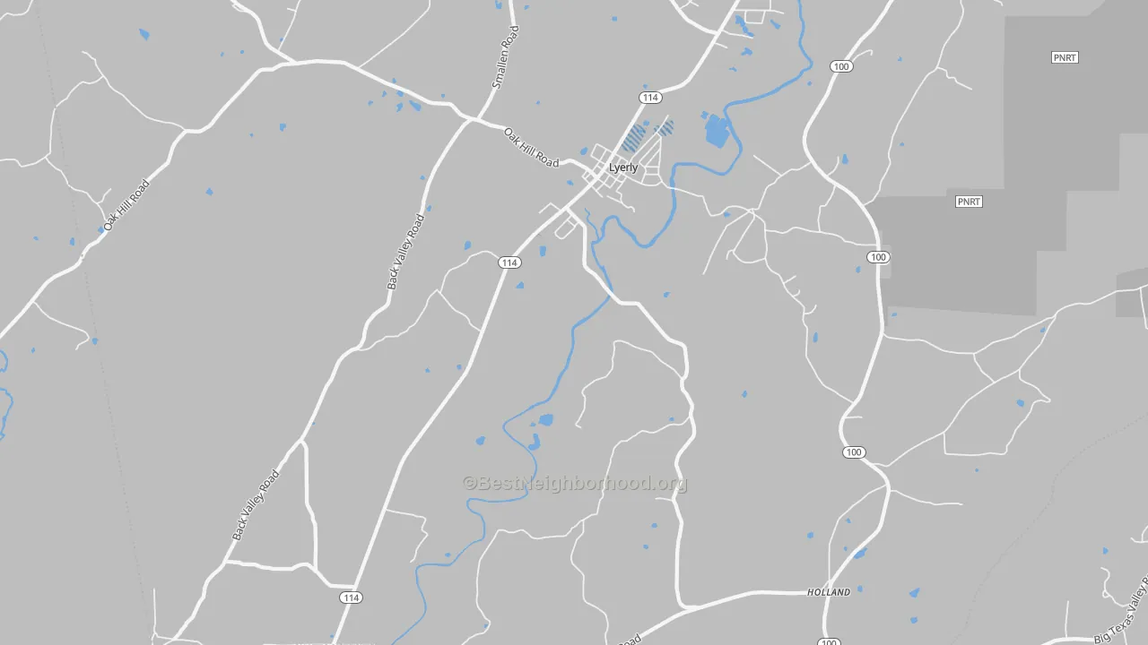 Transit Grade map of 30730, GA