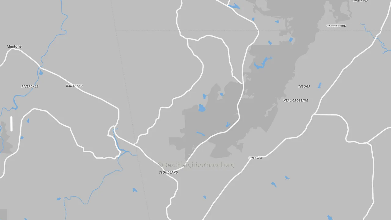 Transit Grade map of 30731, GA