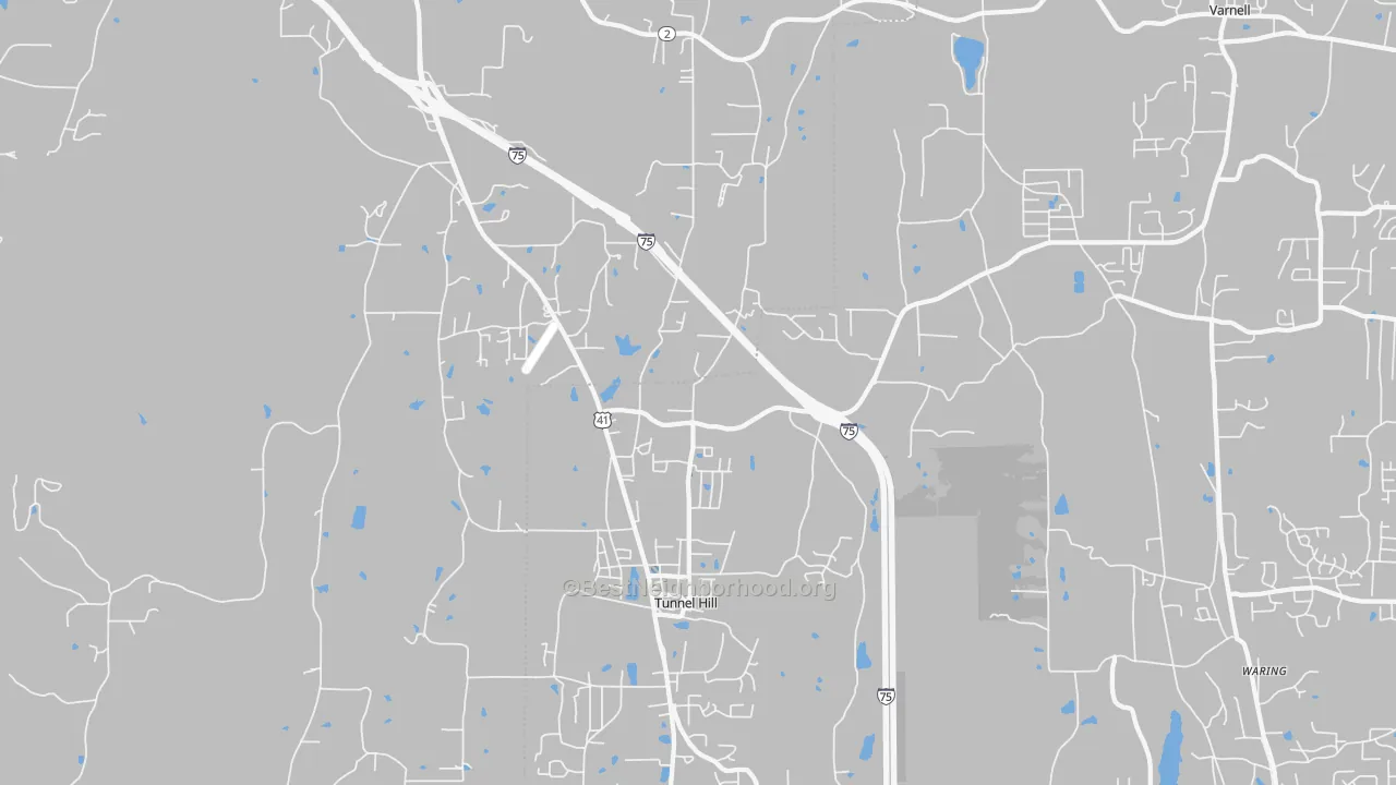 Transit Grade map of 30755, GA