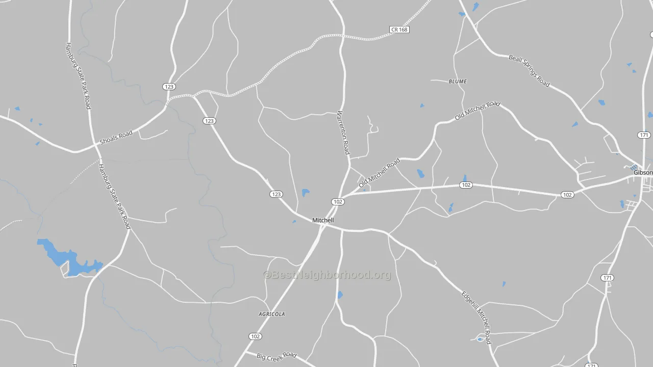 Transit Grade map of 30820, GA