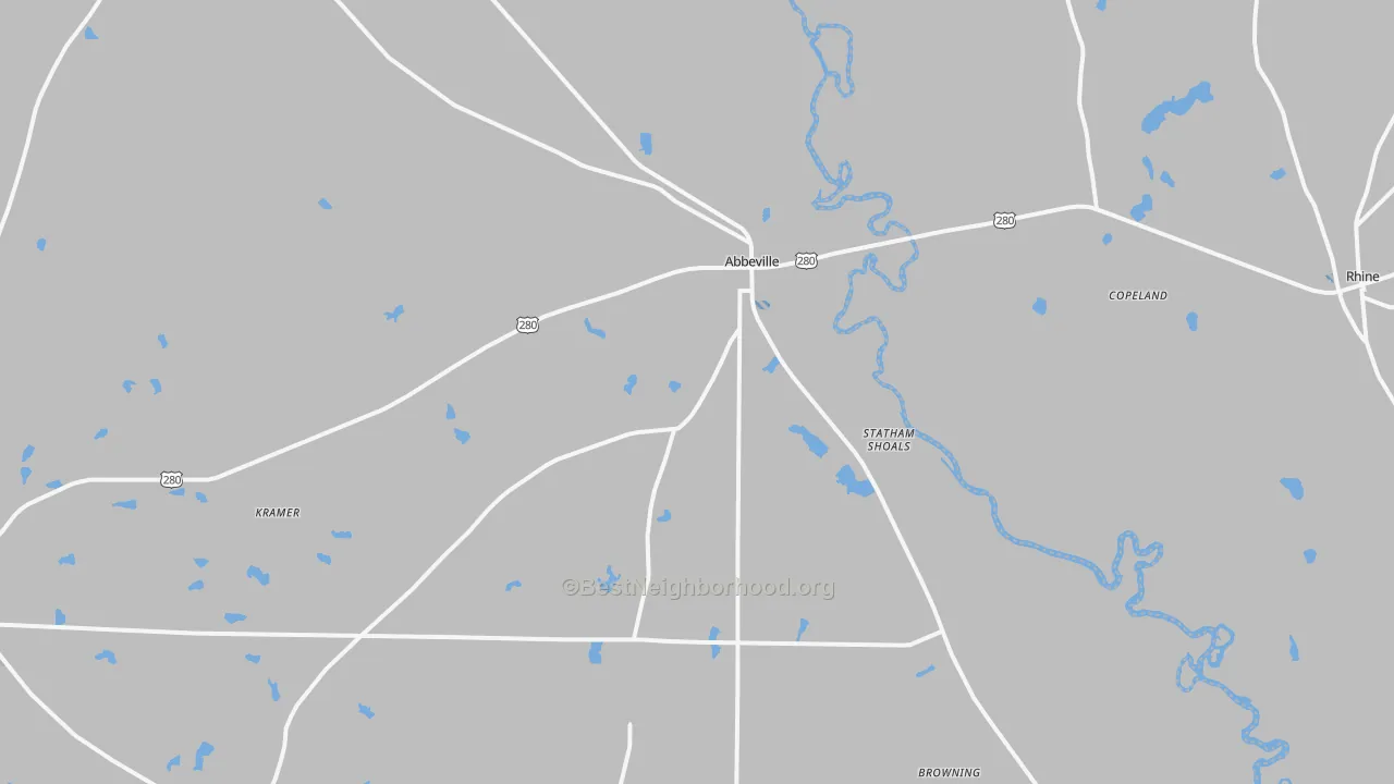 Transit Grade map of 31001, GA