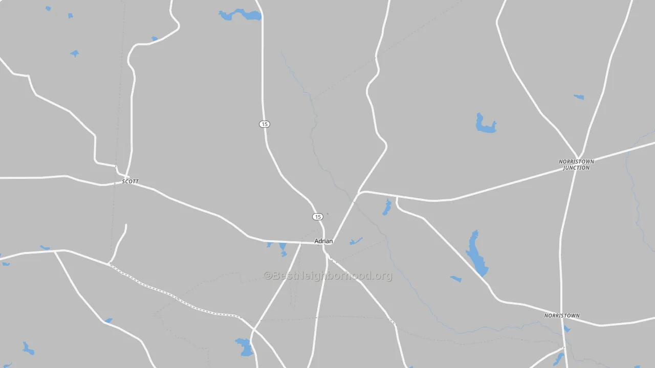 Transit Grade map of 31002, GA