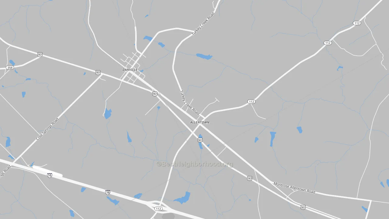 Transit Grade map of 31003, GA
