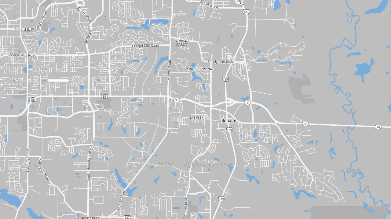Transit Grade map of 31005, GA
