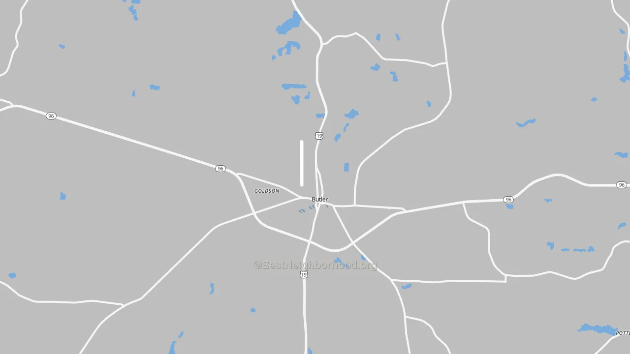 Transit Grade map of 31006, GA