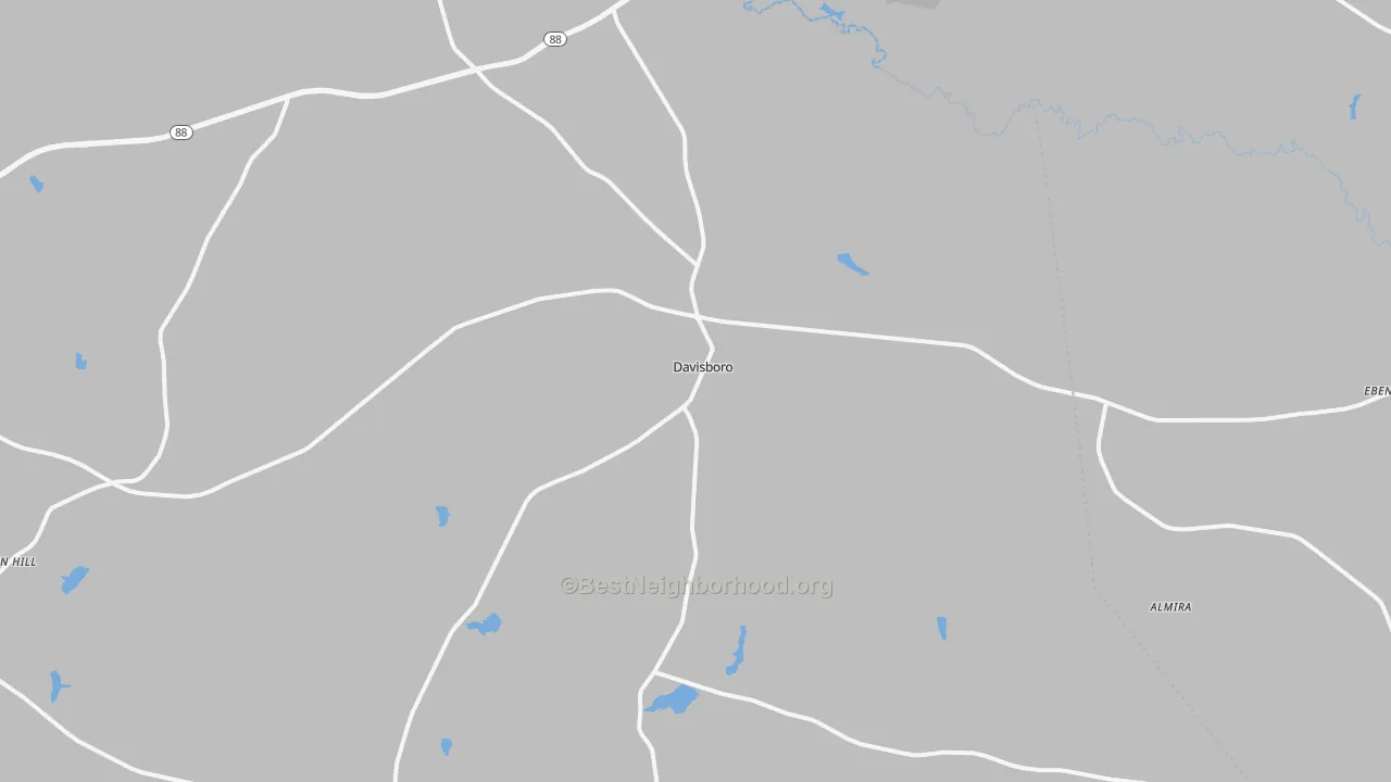Transit Grade map of 31018, GA
