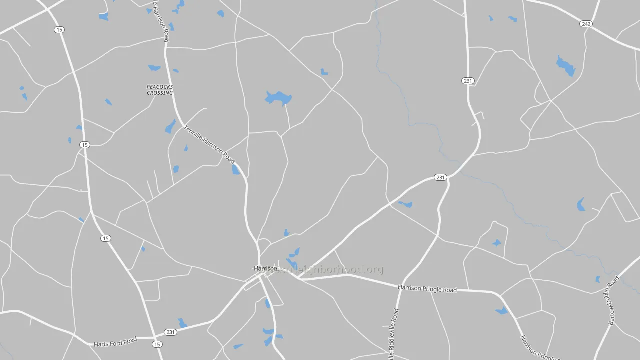 Transit Grade map of 31035, GA