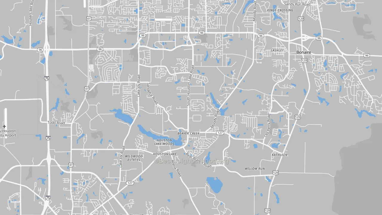 Transit Grade map of 31047, GA