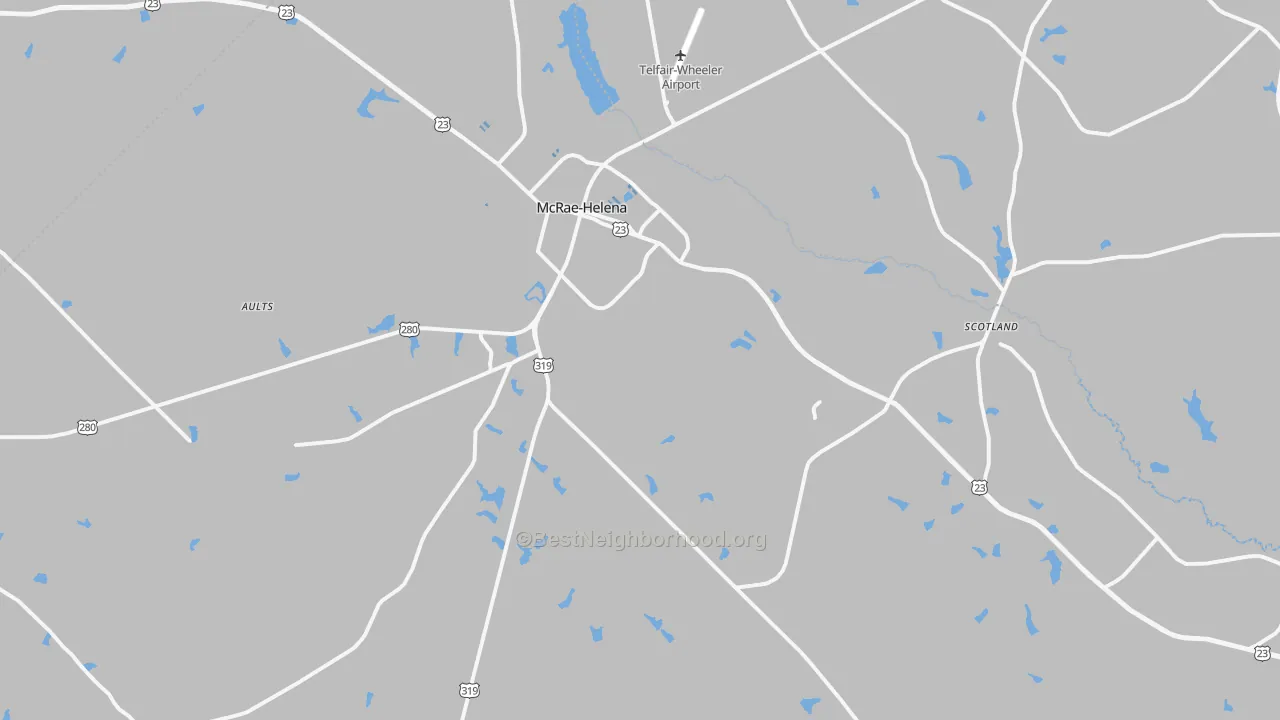 Transit Grade map of 31055, GA