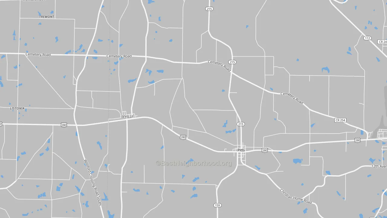 Transit Grade map of 31072, GA