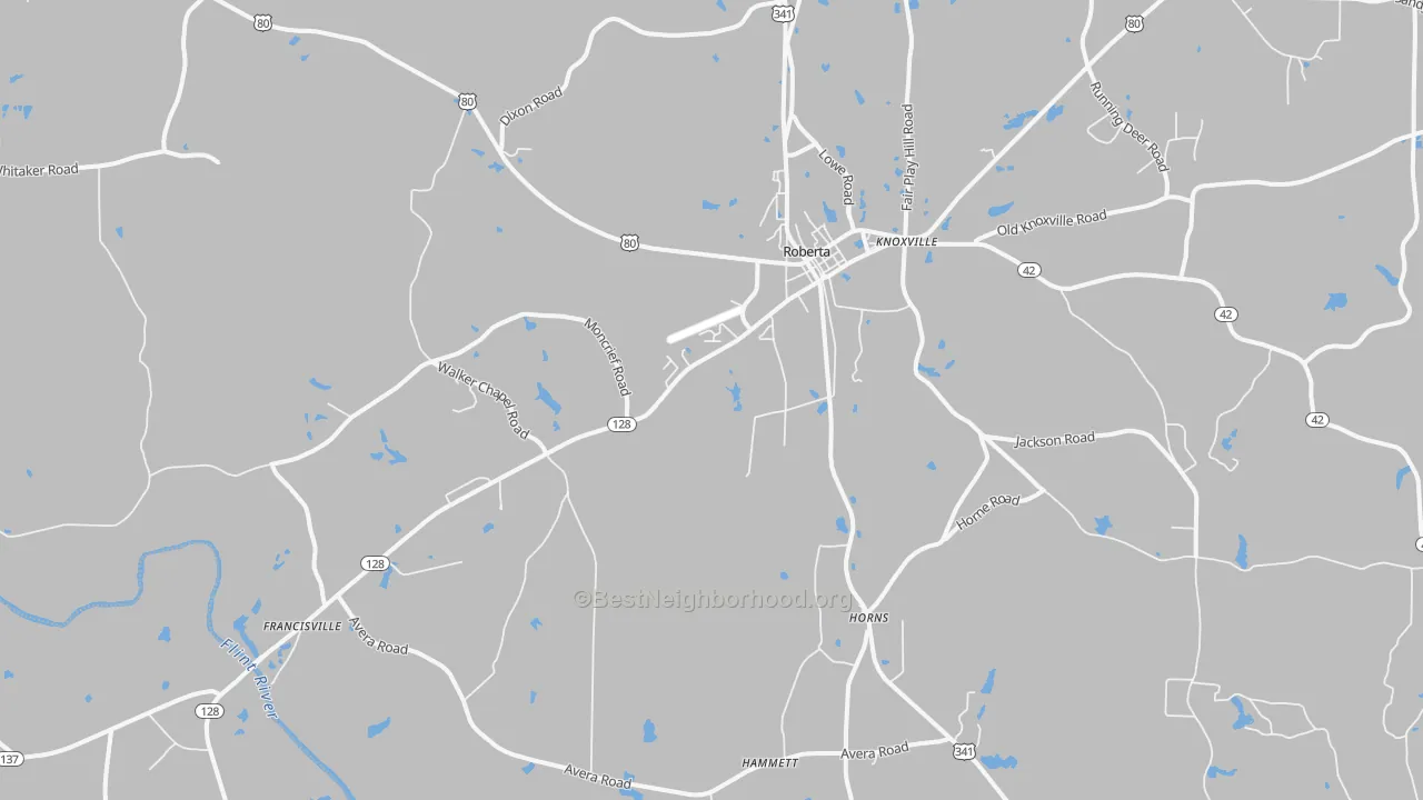Transit Grade map of 31078, GA