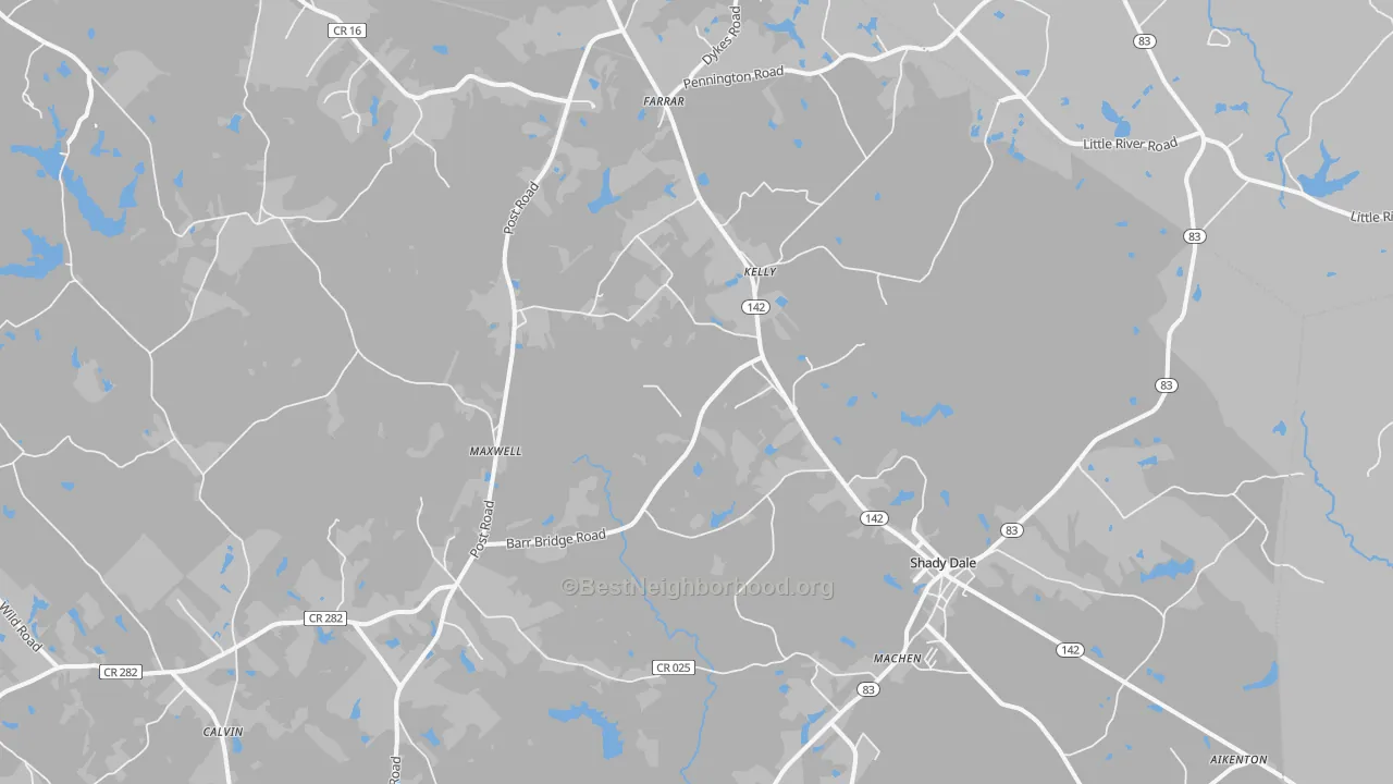 Transit Grade map of 31085, GA