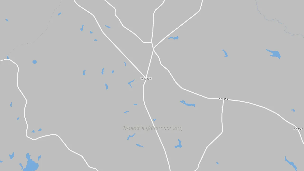 Transit Grade map of 31094, GA