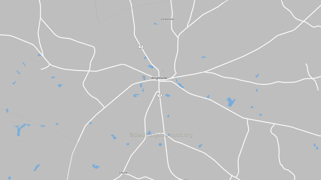 Transit Grade map of 31096, GA