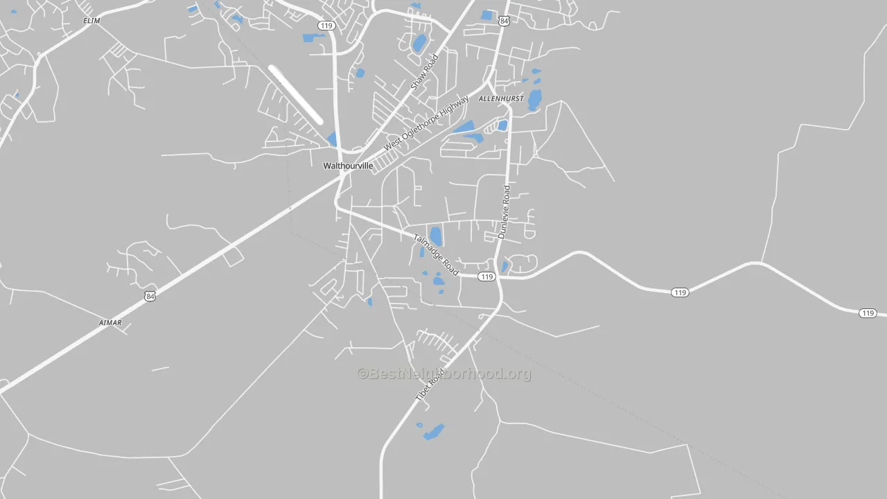 Transit Grade map of 31301, GA