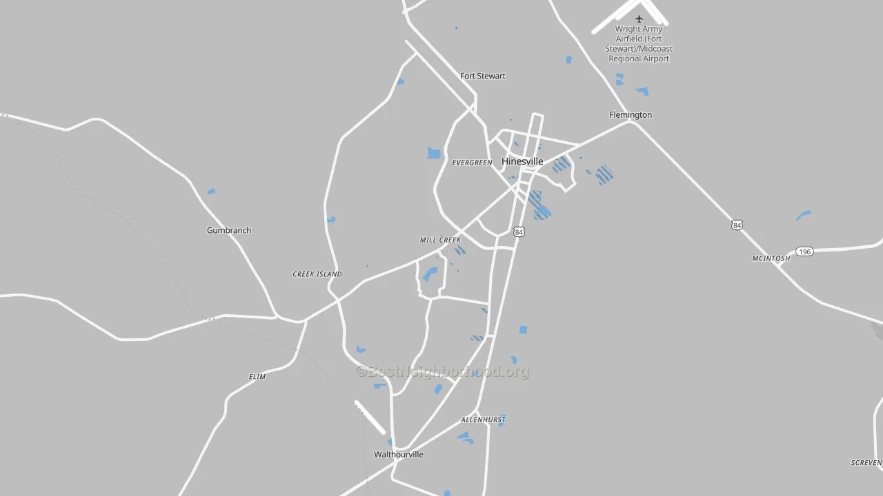 Transit Grade map of 31313, GA