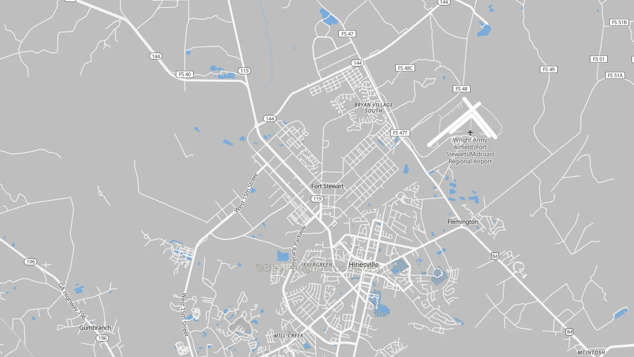 Transit Grade map of 31314, GA