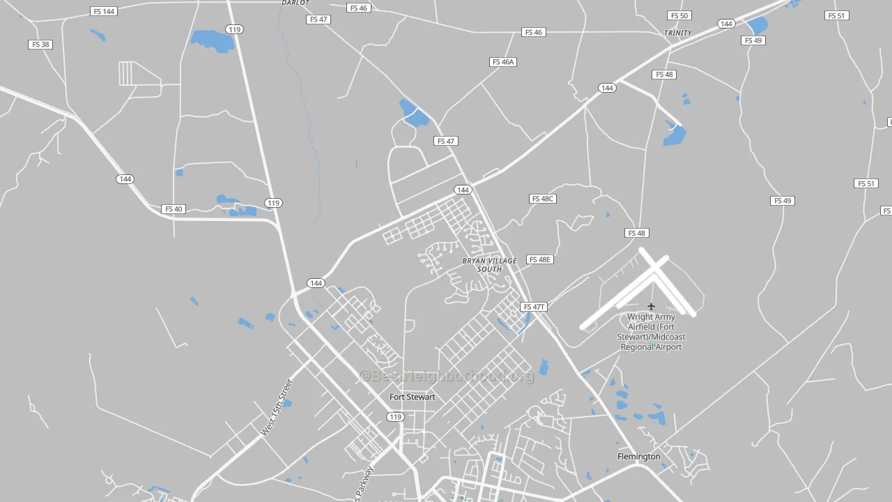 Transit Grade map of 31315, GA