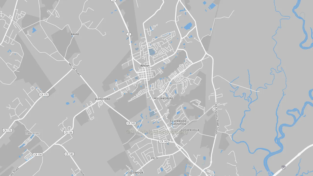 Transit Grade map of 31326, GA