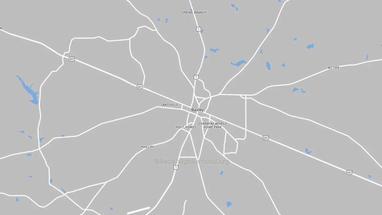 Transit Grade map of 31513, GA
