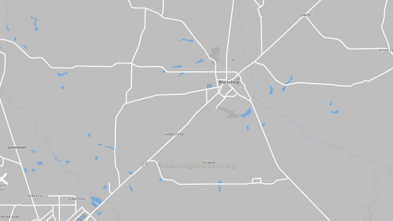 Transit Grade map of 31516, GA