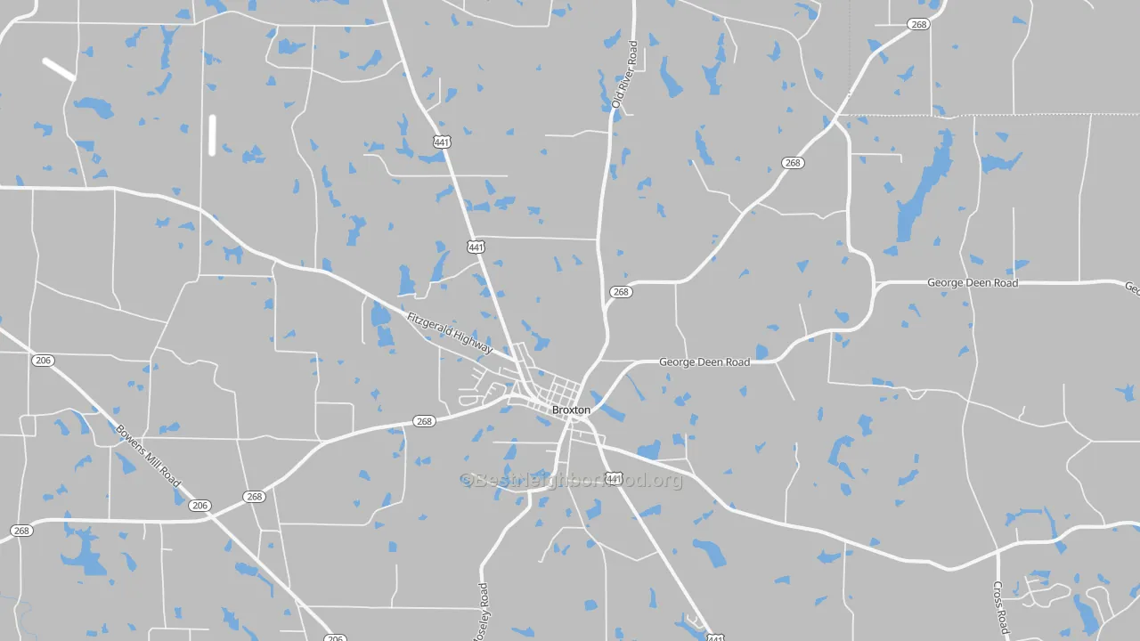Transit Grade map of 31519, GA
