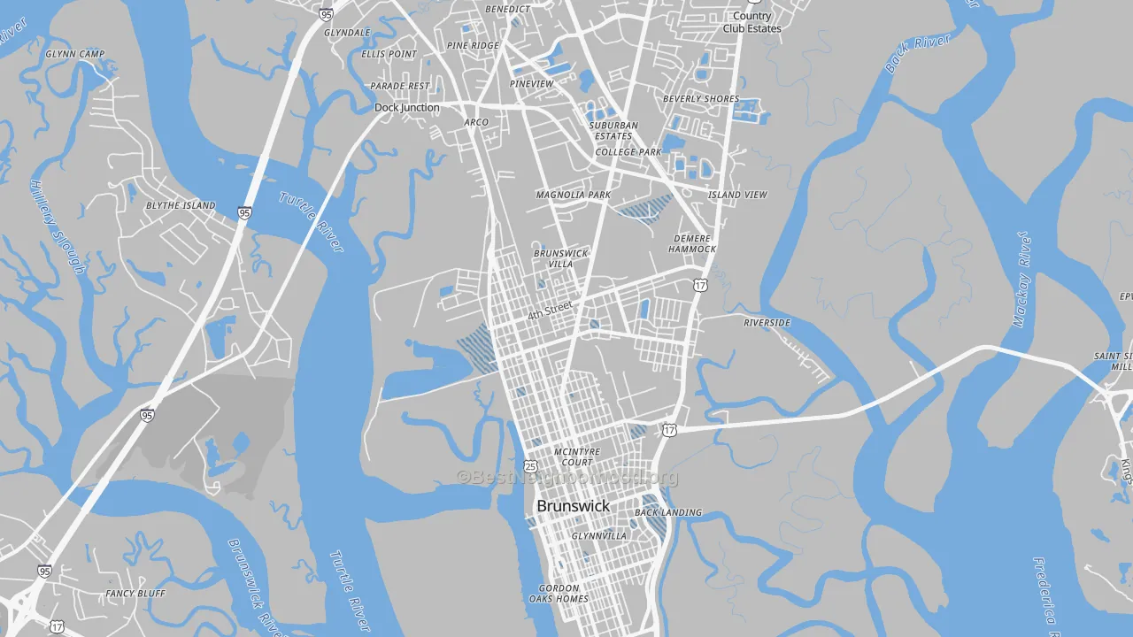 Transit Grade map of 31520, GA