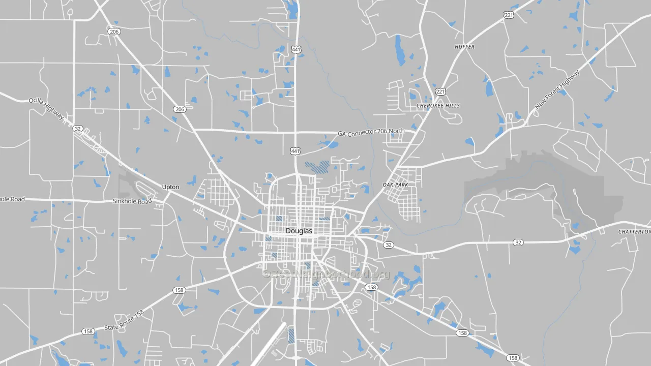 Transit Grade map of 31533, GA