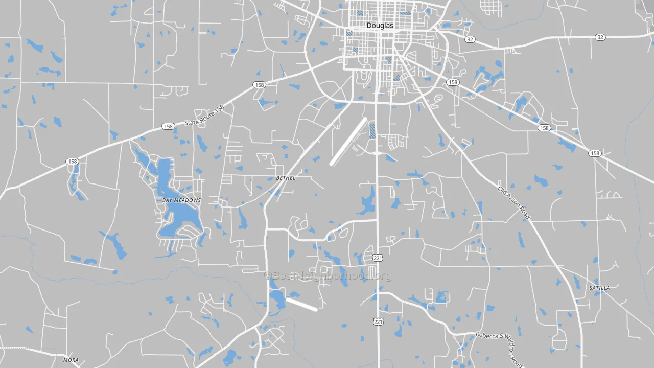 Transit Grade map of 31535, GA