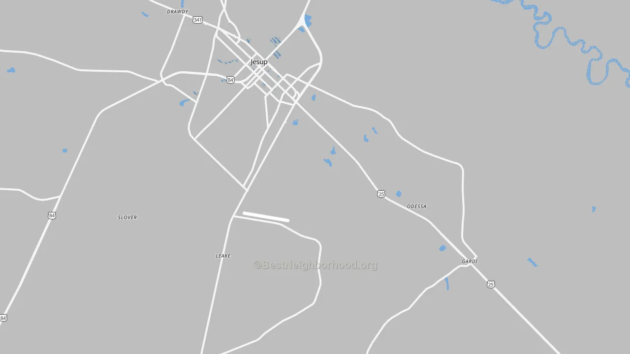 Transit Grade map of 31546, GA