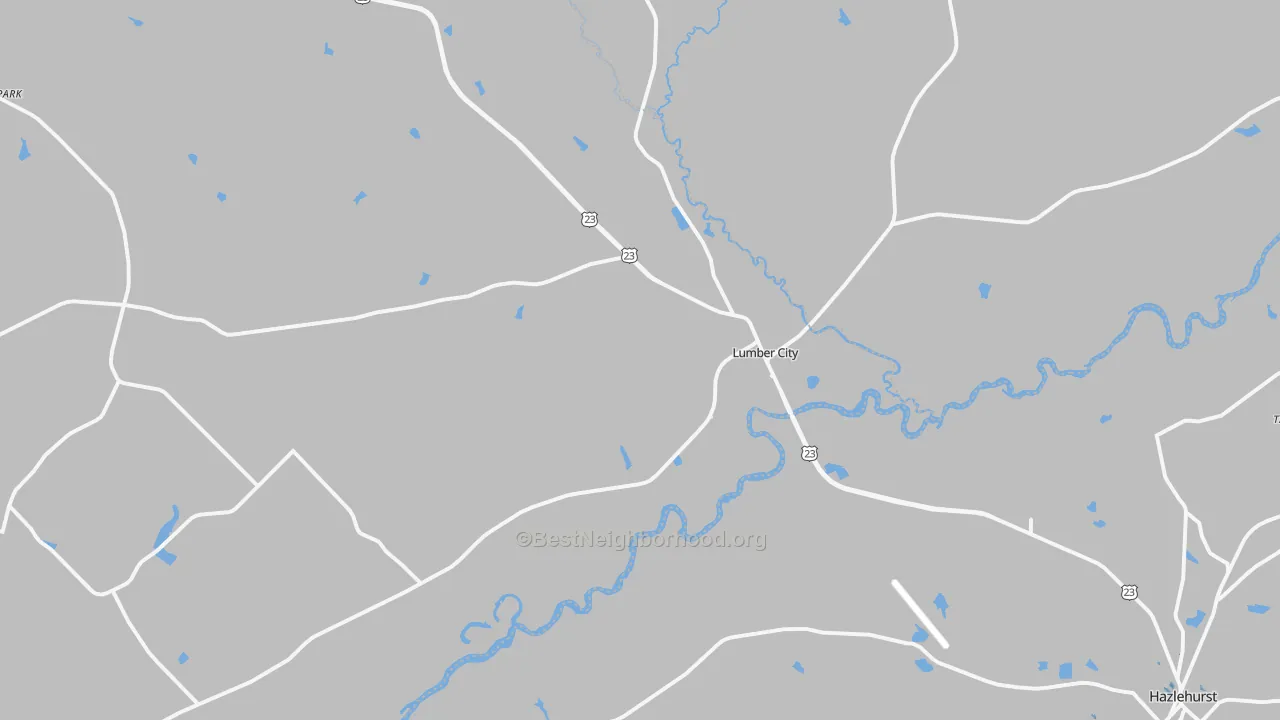 Transit Grade map of 31549, GA