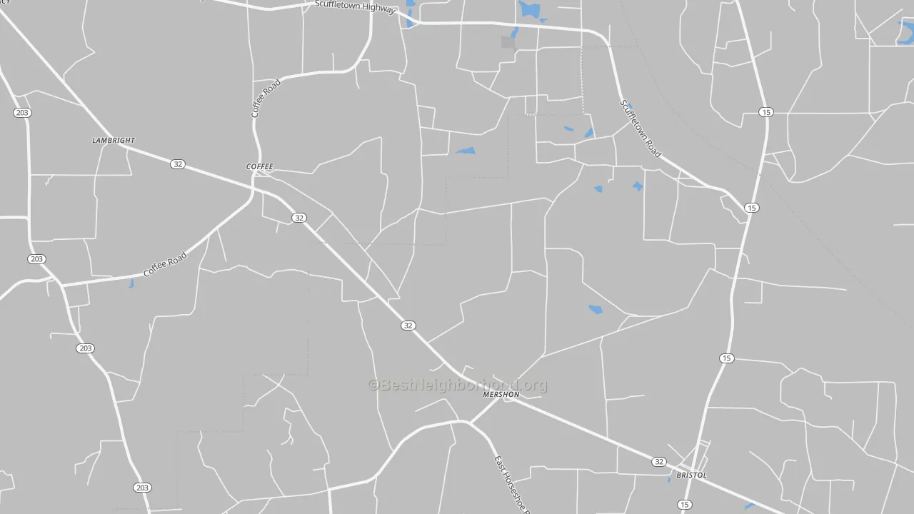 Transit Grade map of 31551, GA