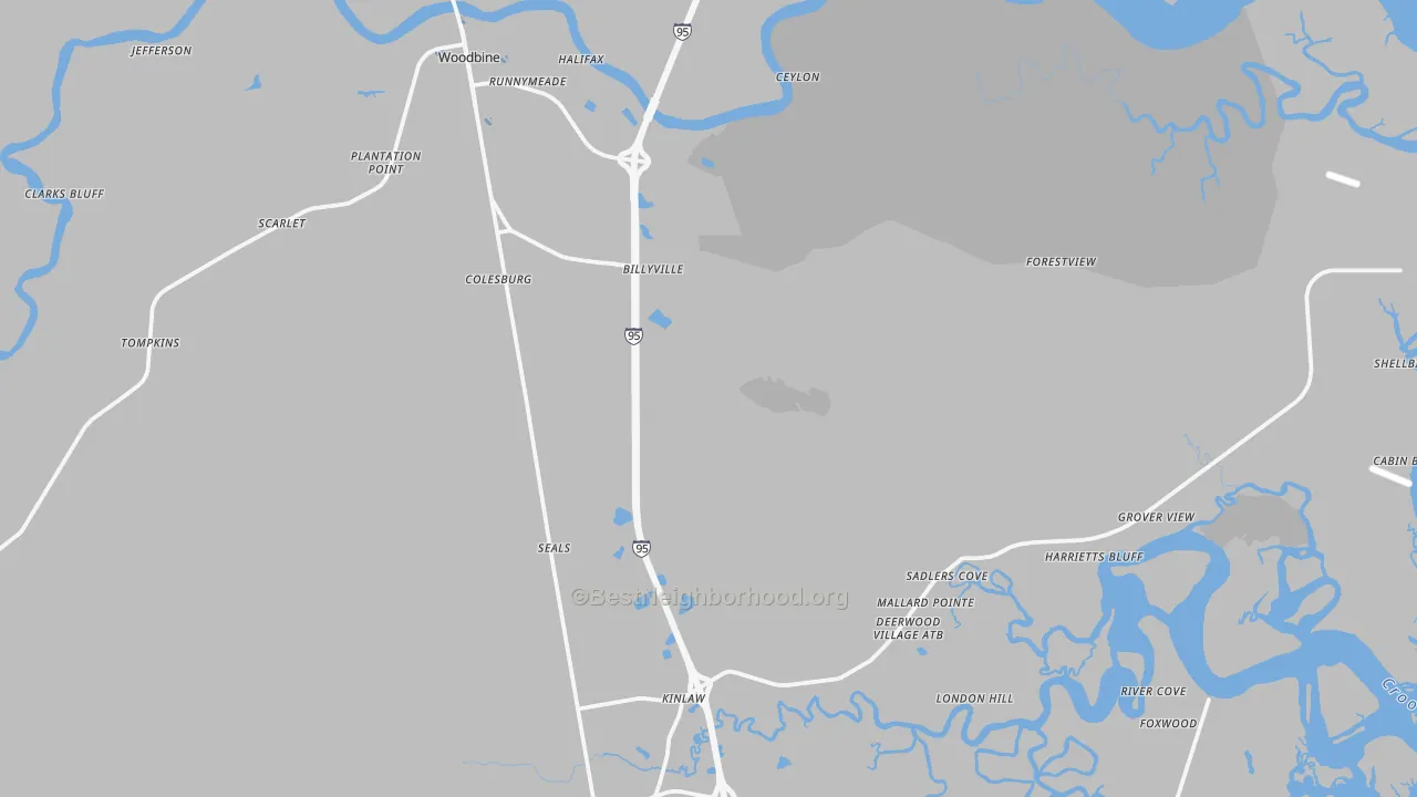 Transit Grade map of 31569, GA