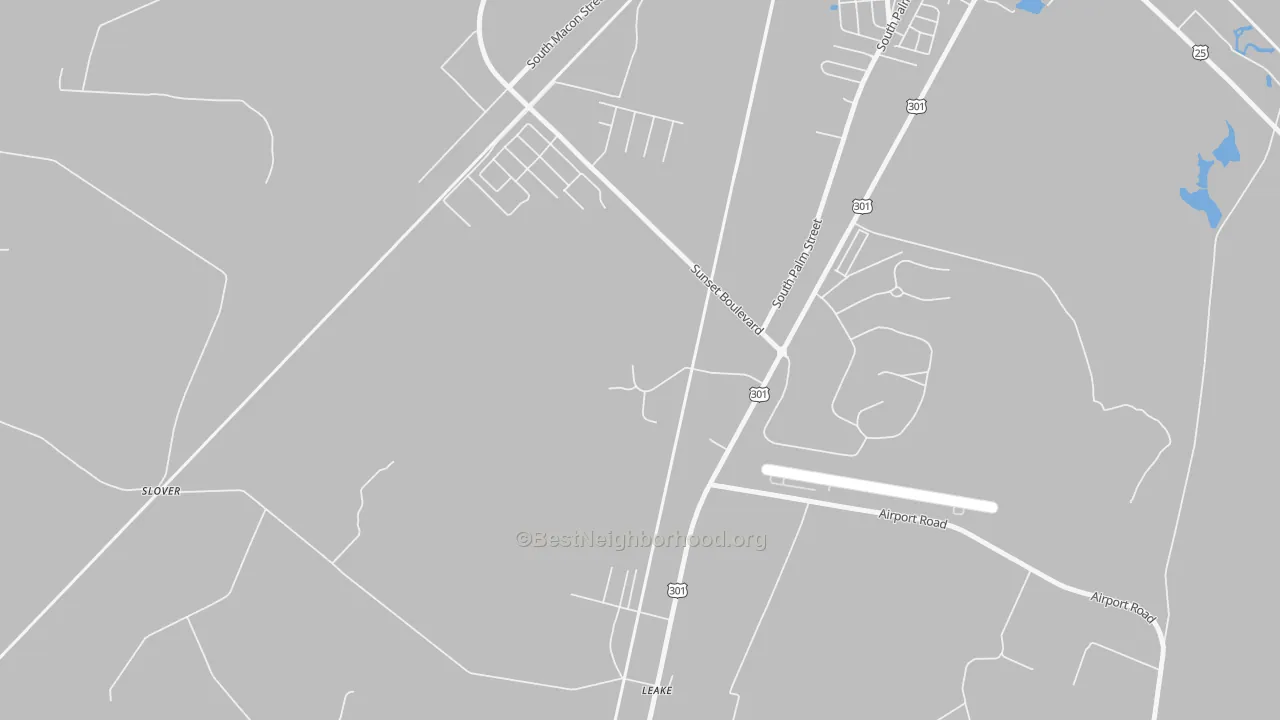 Transit Grade map of 31599, GA