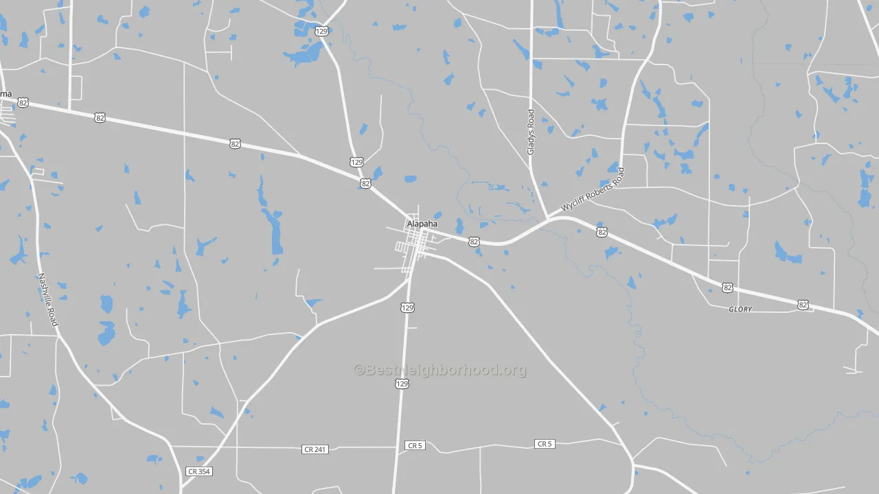 Transit Grade map of 31622, GA