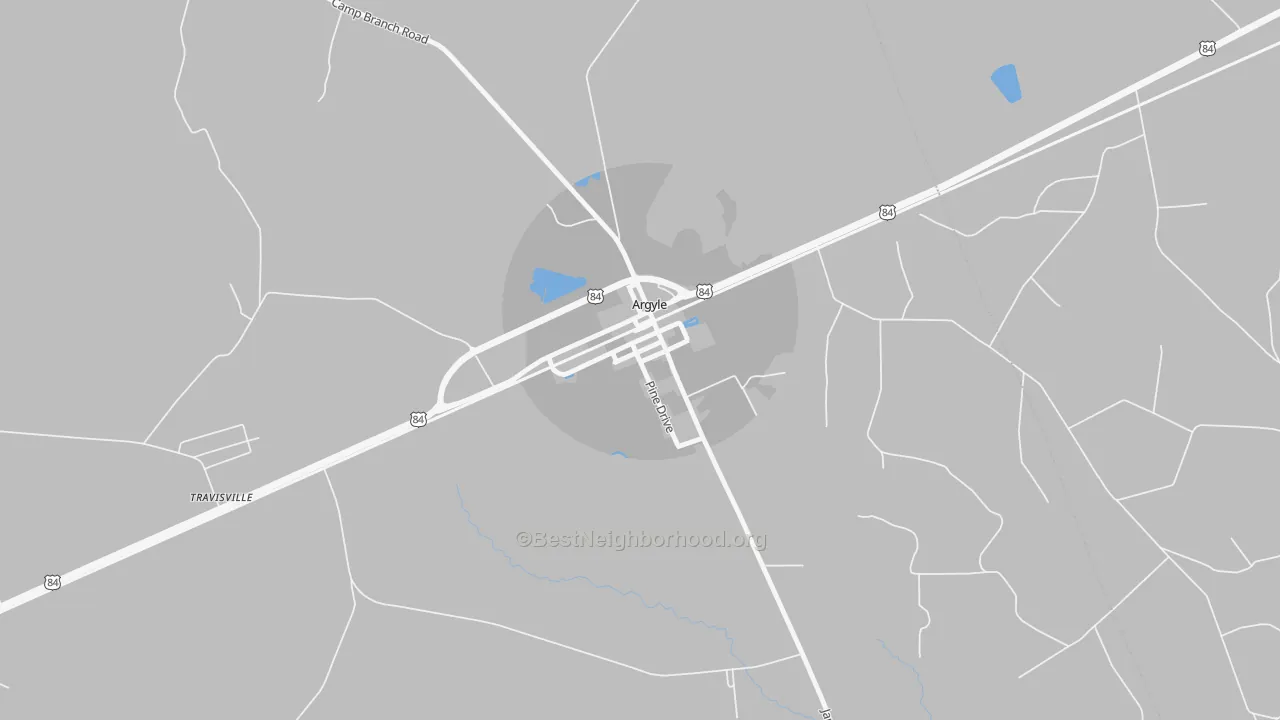 Transit Grade map of 31623, GA