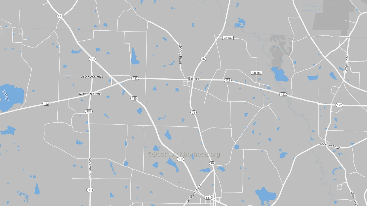 Transit Grade map of 31625, GA